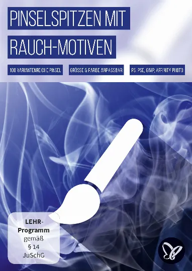 100 Pinsel mit Rauch-Motiven für Photoshop, Affinity Photo, GIMP und Co.