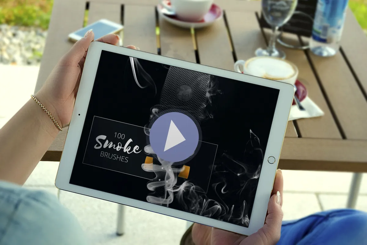 Video-Anleitung zur Verwendung der Rauch-Pinsel in Photoshop