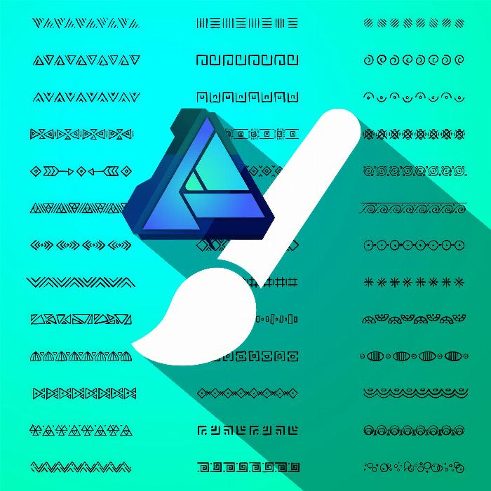 Affinity Designer - 50 pensler med ornamentik