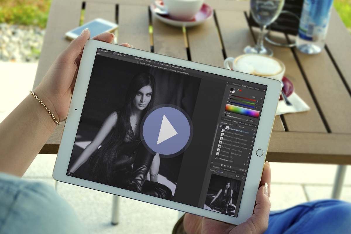 Tutorial - Using macros to convert black and white in Affinity Photo