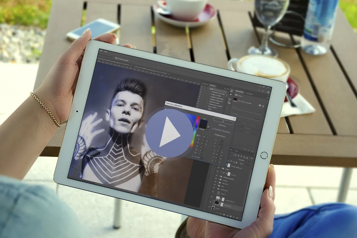 Instruktion til Photoshop-handlingen "2Light": Sådan opretter du dobbeltbelysningseffekten