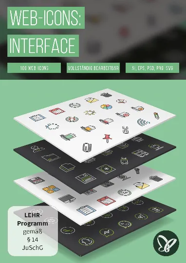 100 Interface-Icons für Webseiten und Apps