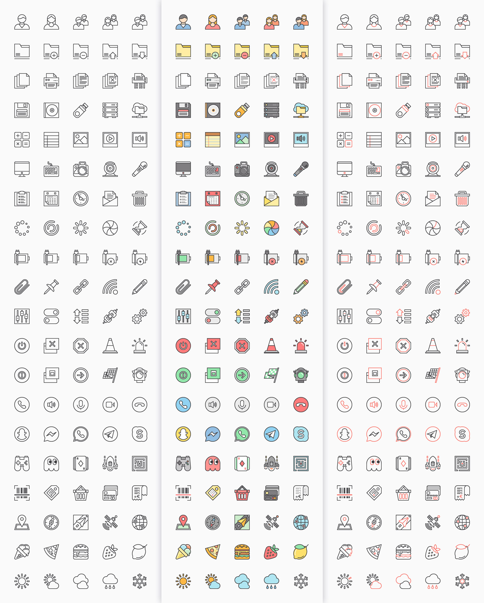 100 Interface-Icons für Webseiten und Apps | Download