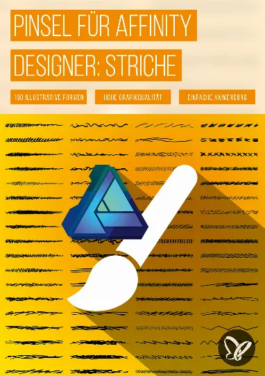 100 Affinity Designer-Pinsel für Vektorgrafiken im Skizzen-Look