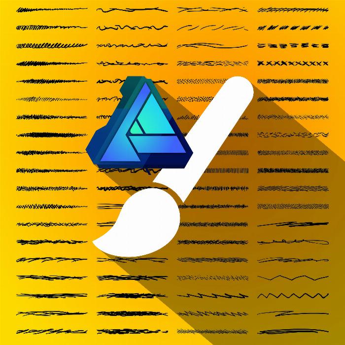 100 Affinity Designer pensler til vektorgrafik i skitsestil