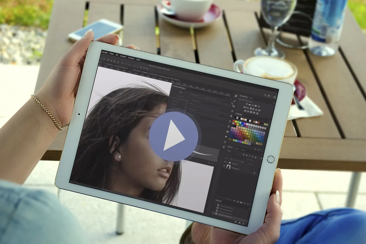 Video-Anleitung: So nutzt du die Haare-Pinsel in Photoshop und Tipps zum Einsatz