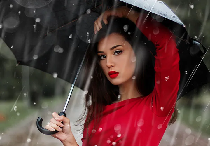 Thunderstorm! Rain images as overlays for your photos and composings