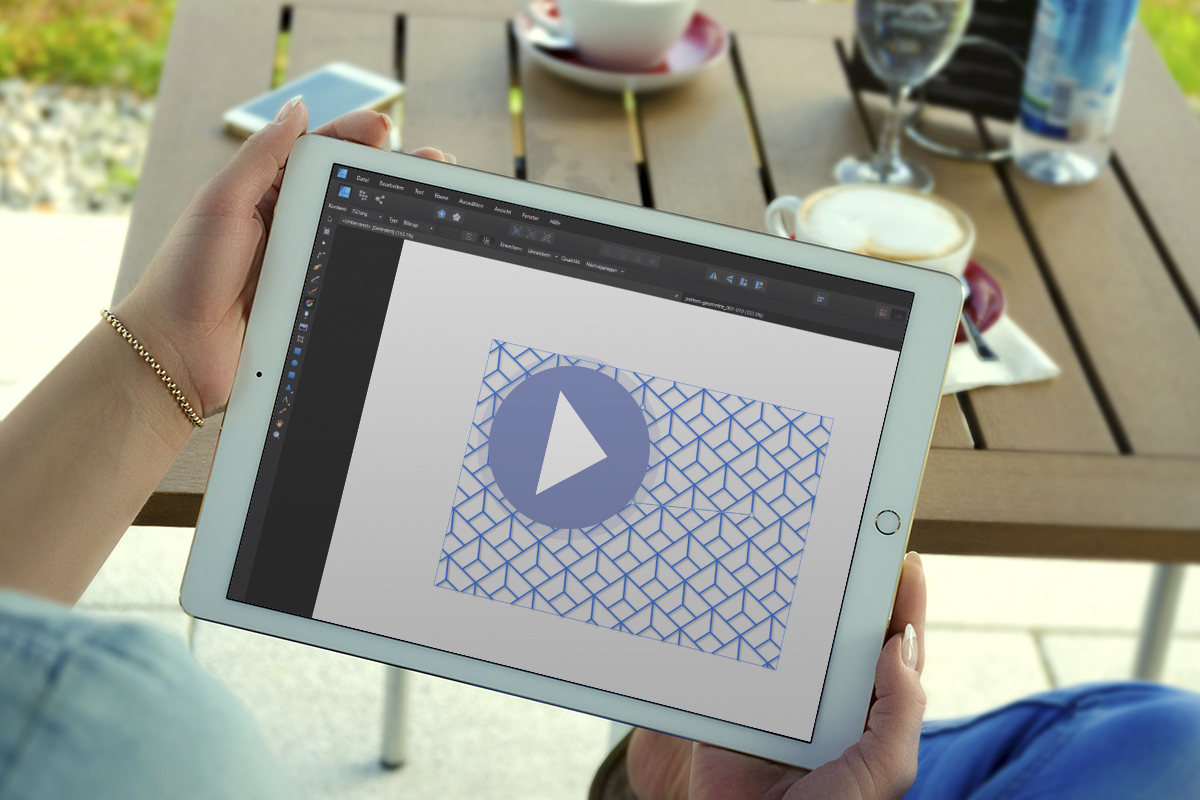 Instrucciones de Adobe Illustrator para utilizar los motivos geométricos