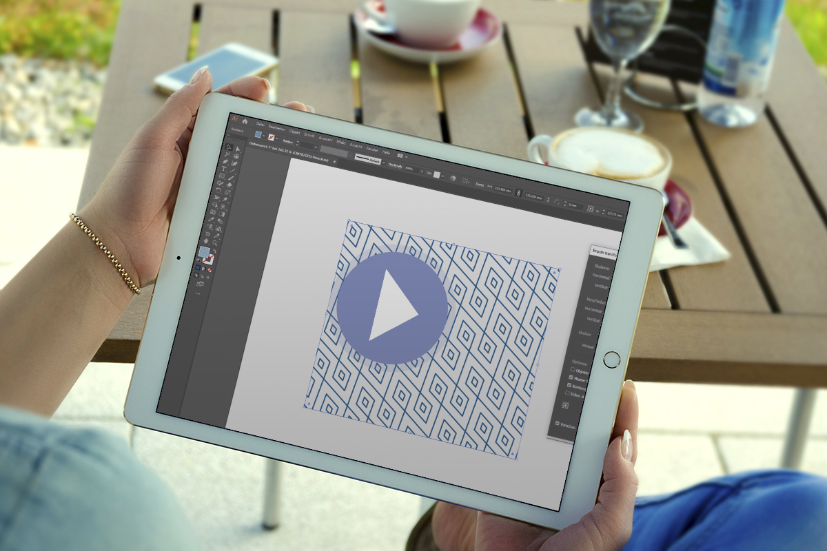Guía de uso de los patrones geométricos de Affinity Designer