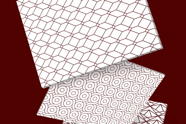 Backgrounds created with the patterns