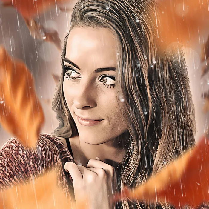 Photoshop-Aktion „October Rain“: ein ölmalerischer Herbst-Look für deine Fotos