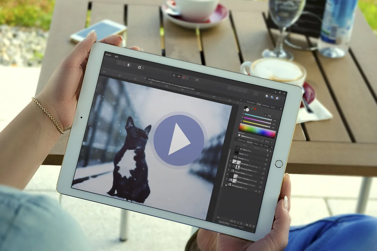 Affinity Photo juhend: looge makrode ja kattetegumite abil jäise talimaagia välimus