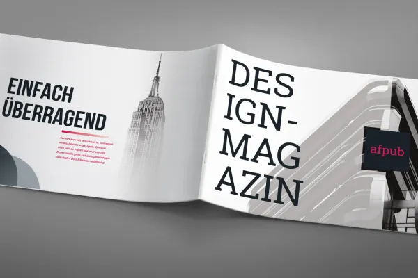 Cover und Rückseite, erstellt mit Affinity Publisher als Beispiel für das Tutorial