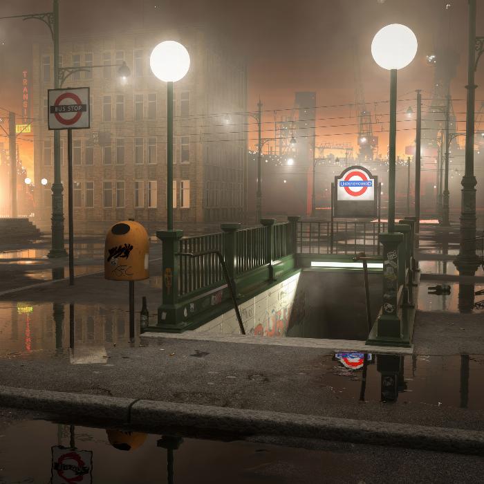 Cinema 4D "Underground" - del modelo 3D al renderizado