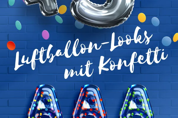Õhupalli efektid konfetiga