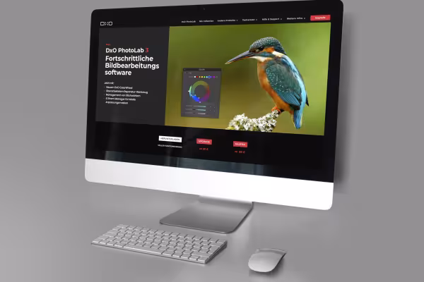 DxO PhotoLab 3, bir ekran üzerinde görüntülenen bir ekran resmi.