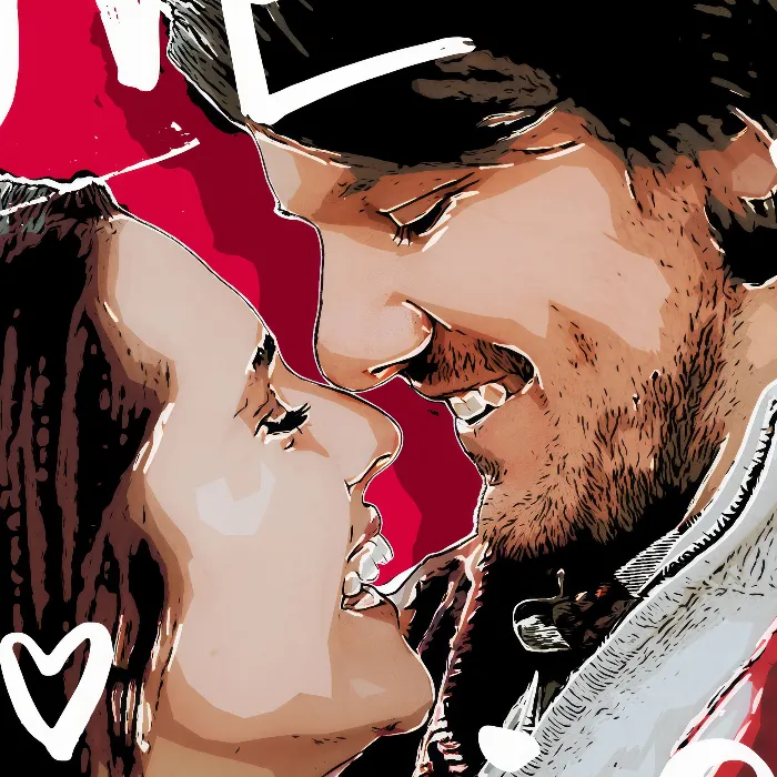 Action Photoshop "Lovestory" : parfait pour les mariages et la Saint-Valentin.
