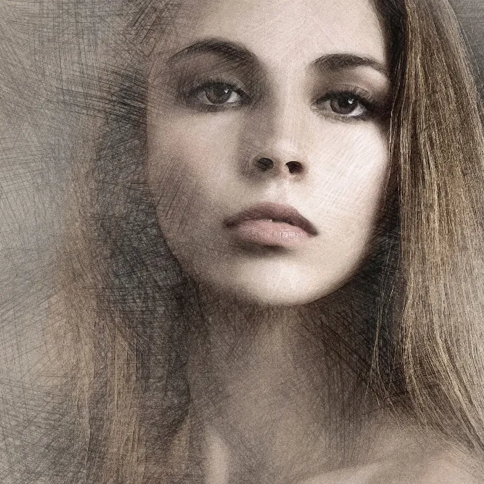 Photoshop-handling "Blyantstegning
