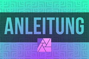 Affinity Photo instructions for using the geometric patterns
