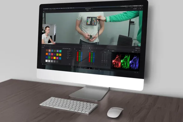 Ausschnitt aus dem Video-Tutorial zur Videobearbeitung mit DaVinci Resolve
