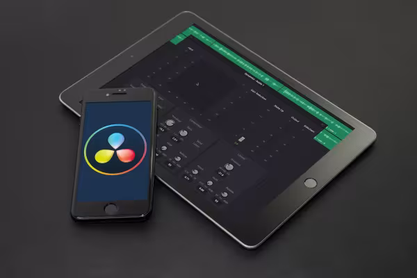 Utdrag från videouppgift om videoredigering med DaVinci Resolve