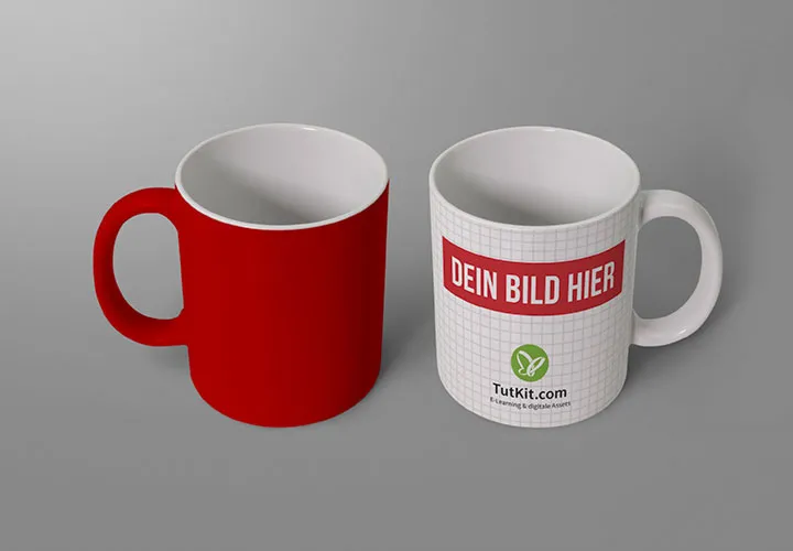 Maquettes de tasses pour Photoshop