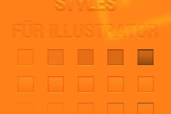 Adobe Illustrator: 25 wektorowych stylów graficznych dla przezroczystości, reliefu i tłoczenia tekstu i grafiki