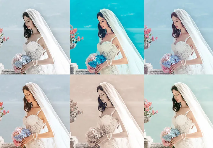 Preset Lightroom: look crema e pastello - perfetto per le foto di matrimonio