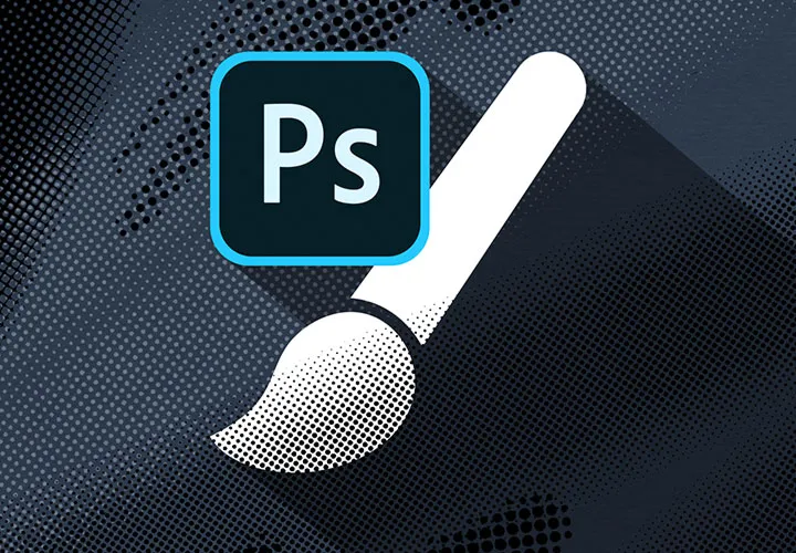 180 pensler for halvtoner i Photoshop og Adobe Fresco.