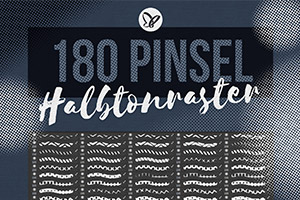 Photoshop instructions: How to use the brushes for halftone screen effects