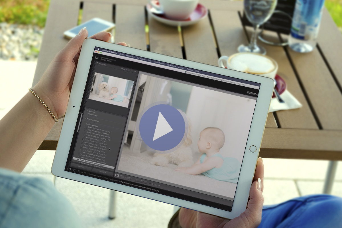 Lightroom and Camera Raw instructions: Using presets for baby photos