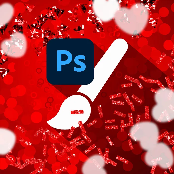 Konfetový štetec pre Photoshop