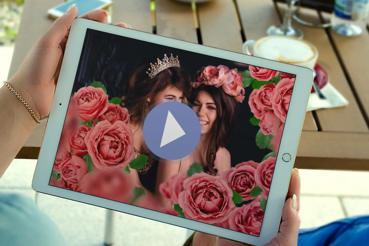 Photoshop tutorial: How to add pink roses to your photos