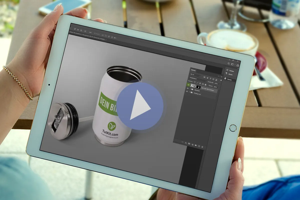 Photoshop-vejledning: Sådan anvender du mockups til termokander