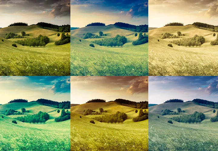 50 presets for landscape photos (Lightroom, Camera Raw)