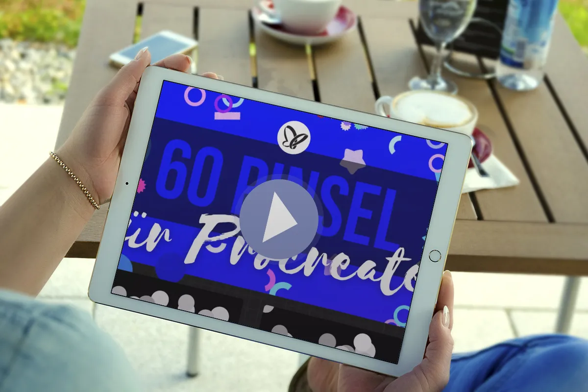 Návod na Procreate: Ako vytvoriť realistické konfety s pomocou štetiec a textúr.