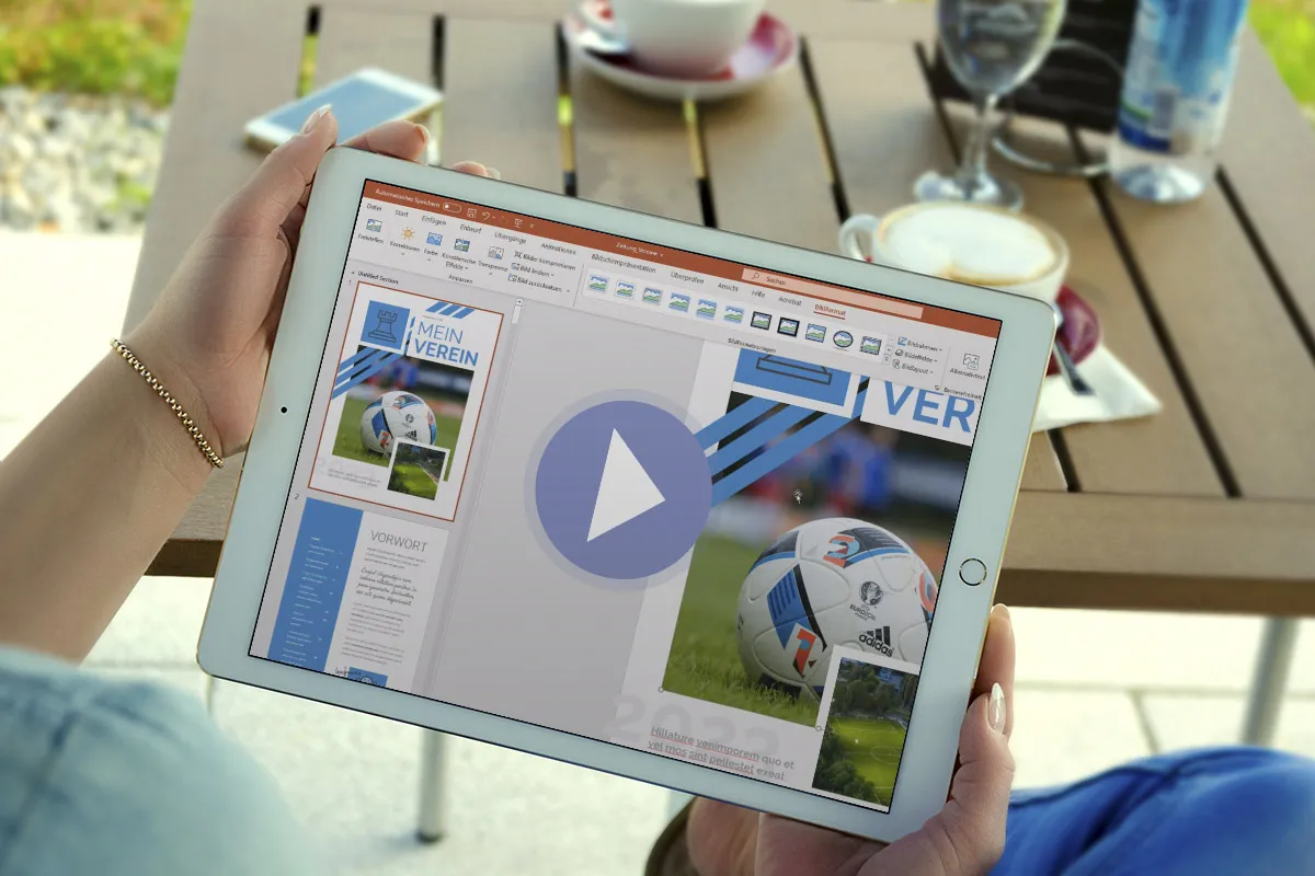 PowerPoint-Anleitung: So bearbeitest du die Vorlage für eure Vereinszeitung