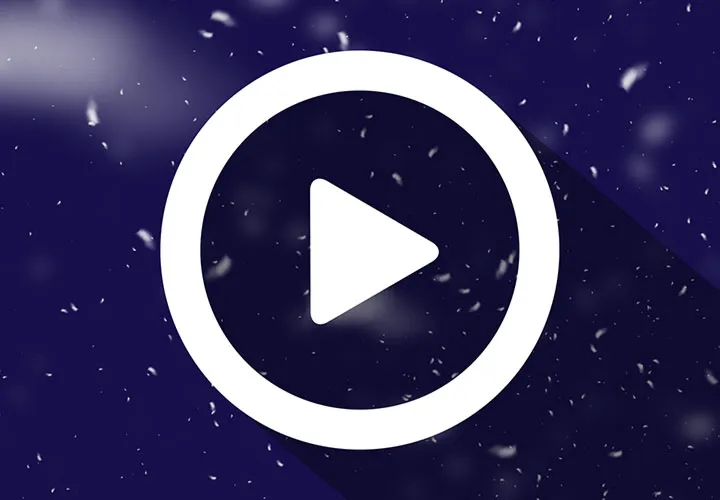 Let it snow! Video overlays for magical snow effects in 4K quality