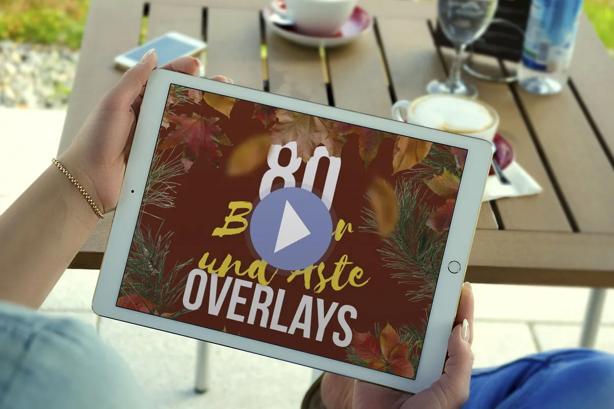 Video tutorial: incorporate autumn leaves into your own photos, create autumnal banners