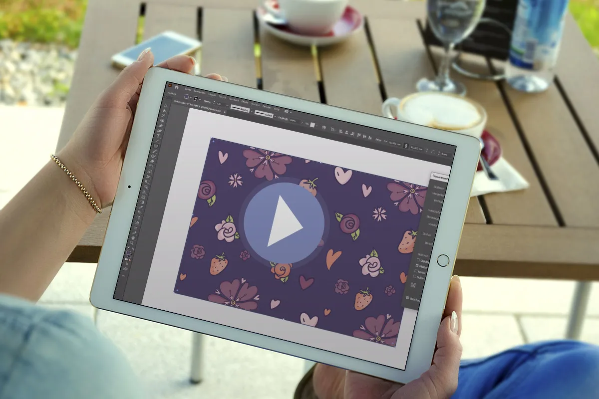 Illustrator-Anleitung: Liebevolle Hintergründe mithilfe von Mustern erzeugen