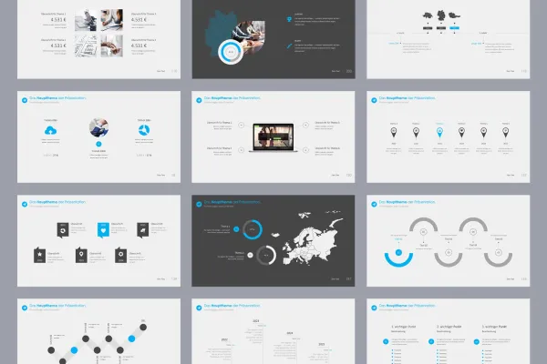 PowerPoint-Vorlagen für Business-Präsentationen: Beispiel-Folien