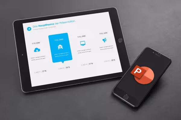 PowerPoint templates for business presentations: Sample slides