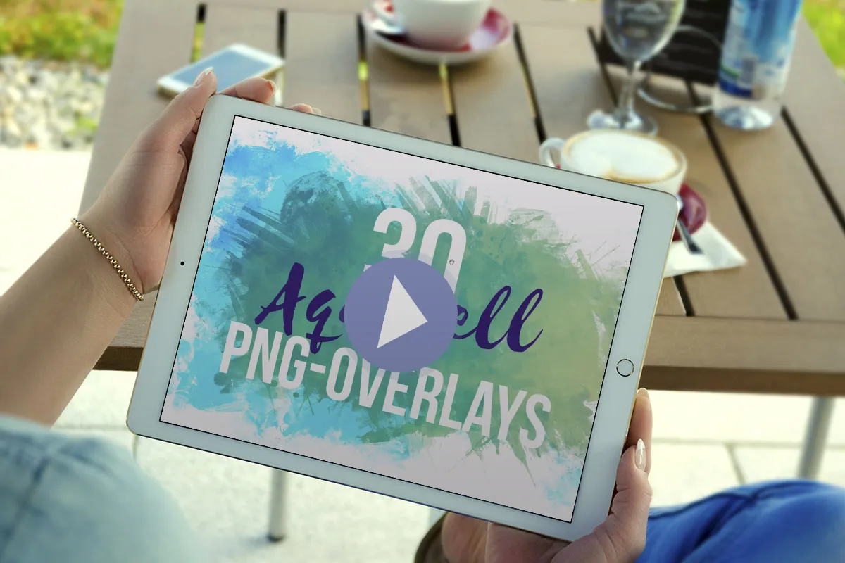 Photoshop tutorial: Watercolor frames for your photos