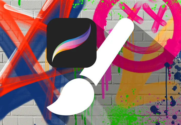Graffiti-pensler til Procreate: digitale sprayeffekter til stilfulde street art-elementer.