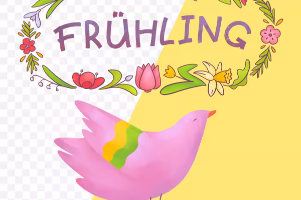 Graphic for Easter with transparent background