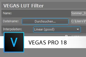 Vegas Pro-Anleitung: Video-LUTs für Retro-Effekte anwenden