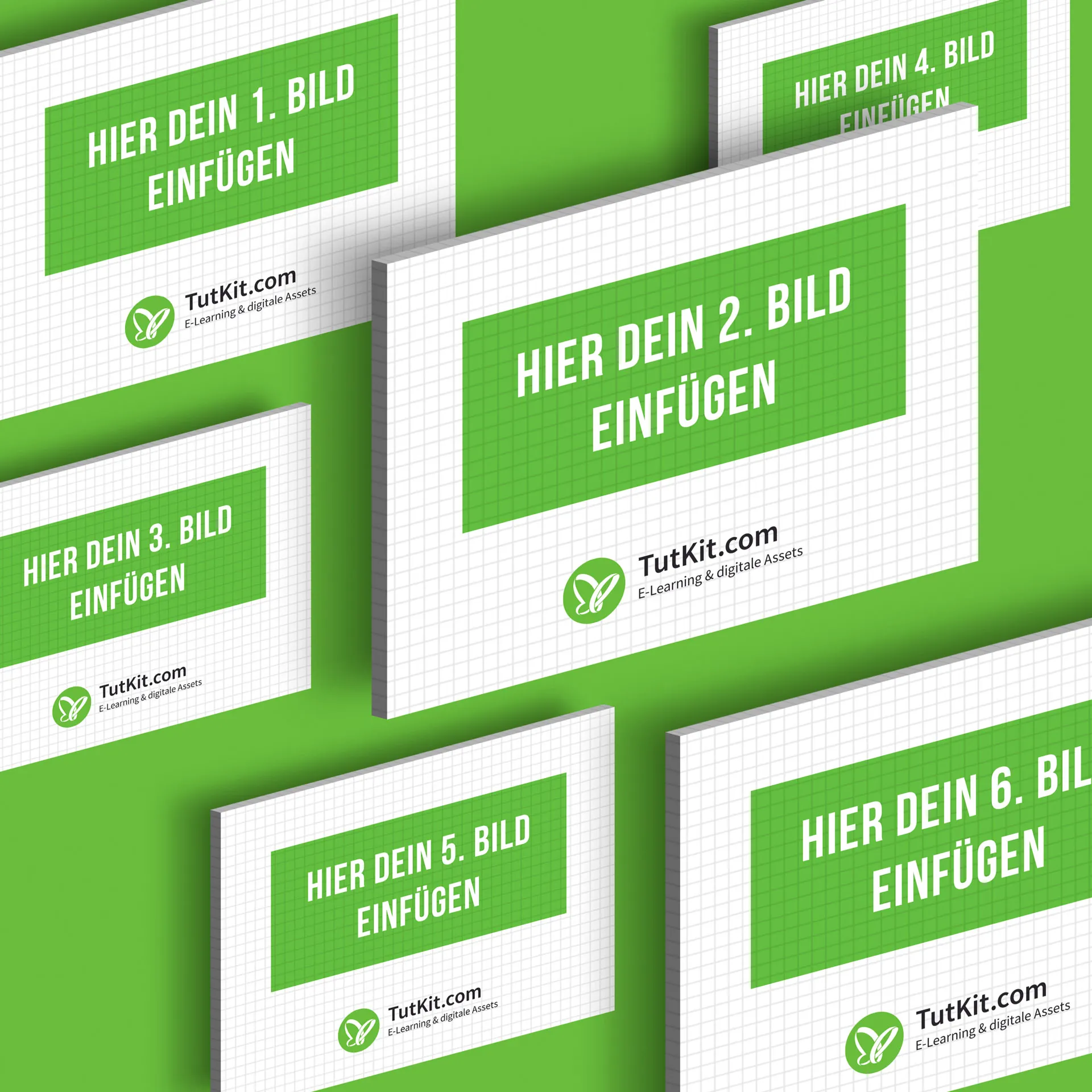 Mockups für Präsentationsfolien im 4:3-Format