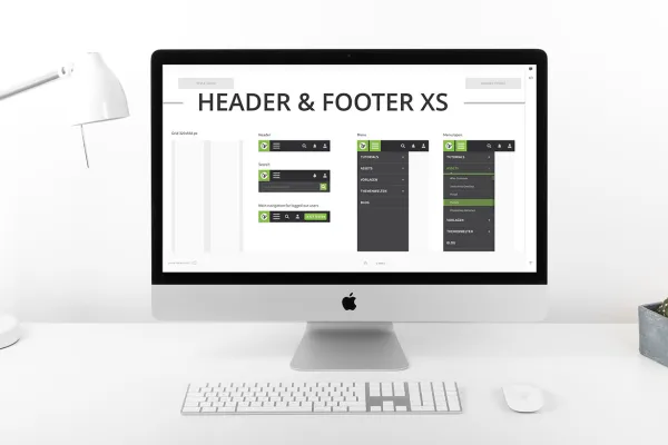 Verschiedene Layouts für Header und Footer, die sich positiv auf die User Experience auswirken