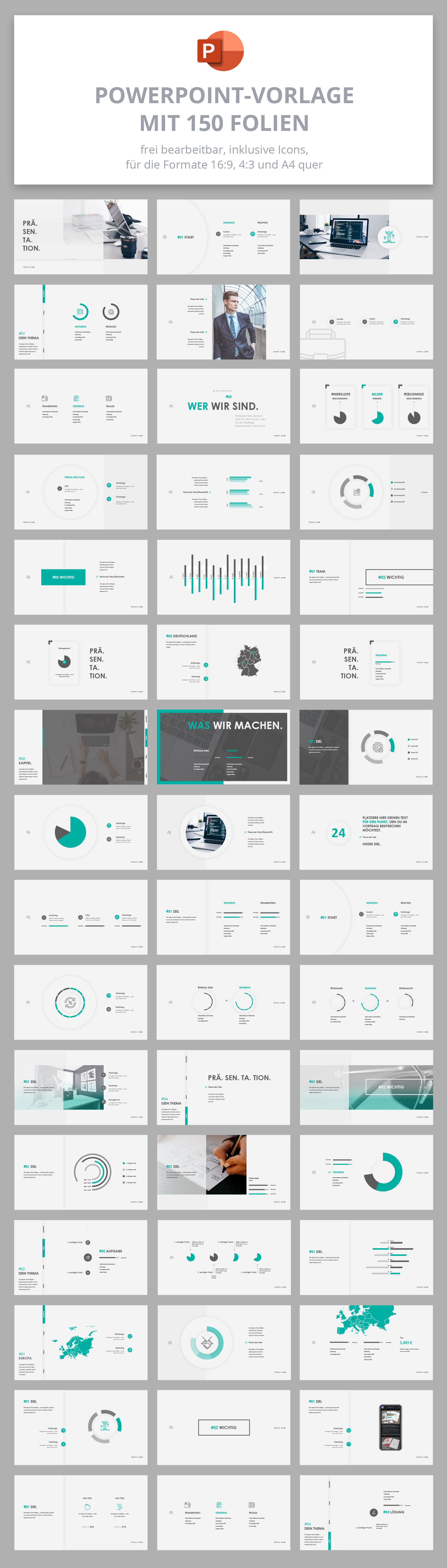 PowerPoint: Präsentationsvorlage „Air“