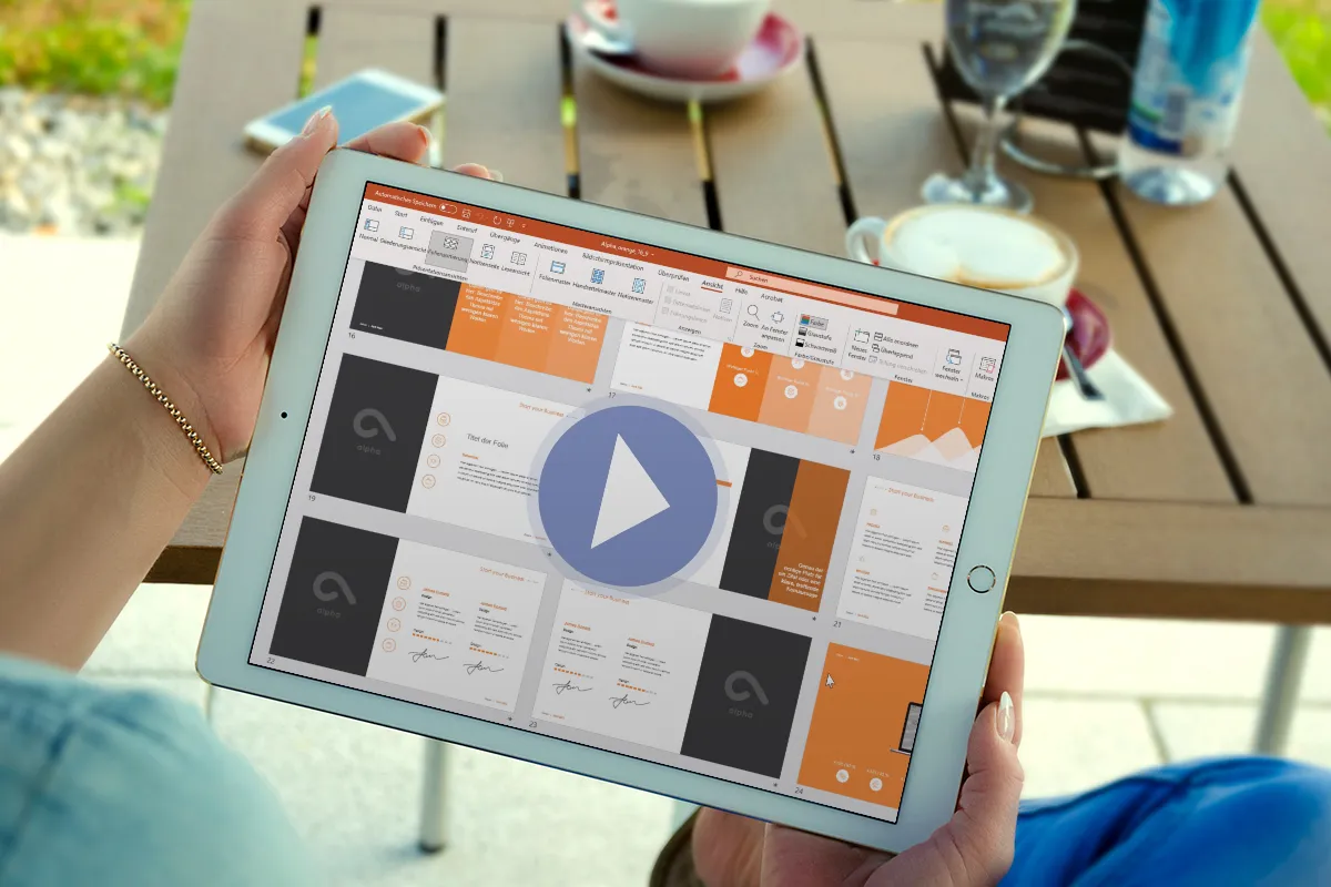 PowerPoint-Anleitung: So bearbeitest du die Präsentationsvorlage Alpha